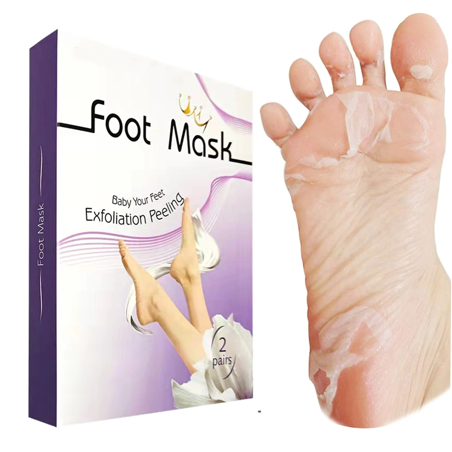 Wholesale Private Label Soft Touch Foot Peel Callus (2 Pairs Per Exfoliating Foot Peel Mask m.alibaba.com
