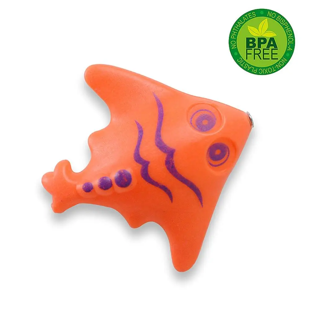 Plastic Floating Fish Toddler Color Ocean Sea Animals Fishing Game Play Set