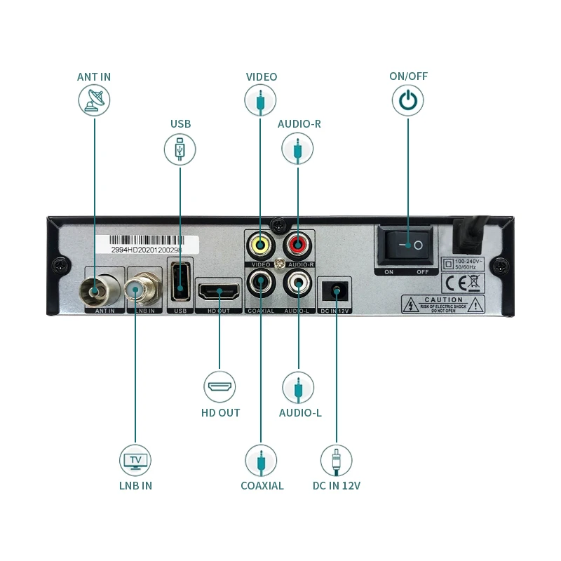 Surpe Box TG-1140HD Decoder Satellite Tv Receiver with All Channels