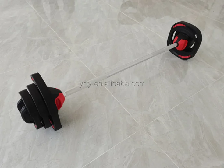 20 кг Регулируемый набор штанги для фитнеса Тяжелая атлетика мужская и женская домашняя штанга для выжиманий