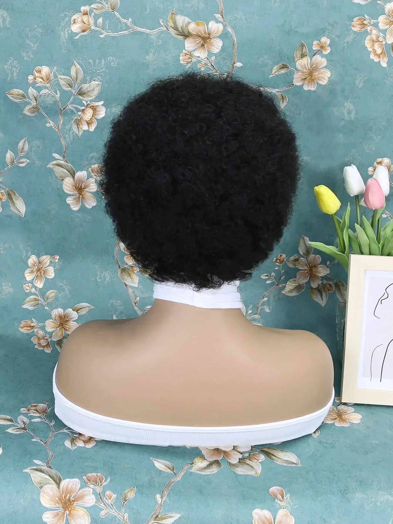 Parrucche corte e ricce Pixie Cut Fluffy Glueless Parrucche di capelli umani per donne e ragazze Parrucche afro Puff rimbalzanti morbide ed economiche Parrucca dall'aspetto naturale_voghion.com