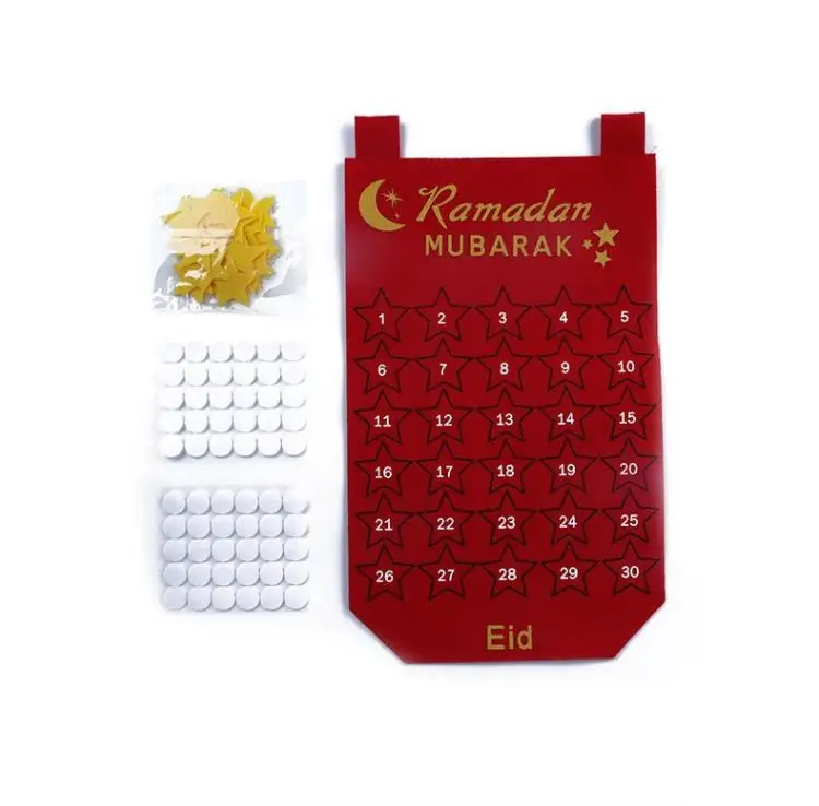 ramadan advent calendar felt