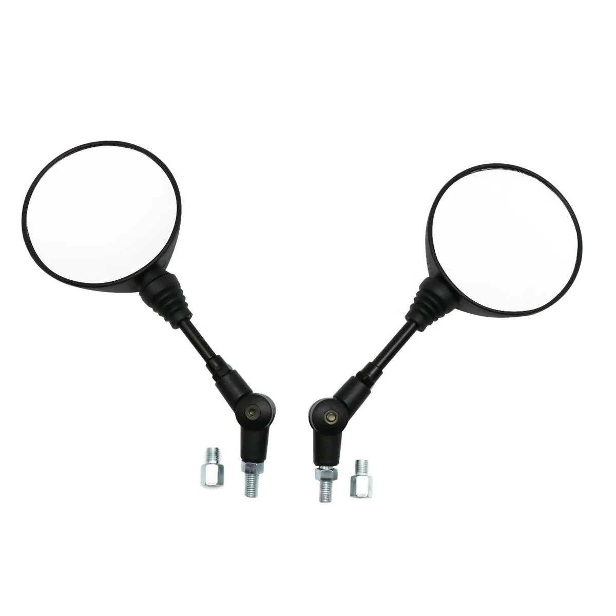 GOODFITMENT M10 Chrome Motorcycle Side Mirrors – Rectangular – Fits Honda Nighthawk CB Series