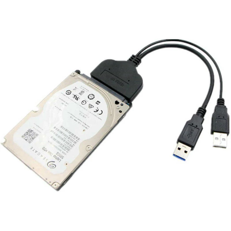 USB 3.0 Serial ATA 3 to USB 3.0 Adapter Support 2.5 Inch HDD SSD 22 Pin