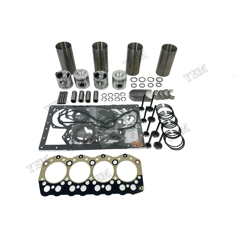 S4S Engine Overhaul Rebuild Kit for Mitsubishi S4S S4SD S4S-IDI S4S-51FL Engine MGP45SE MGP45E Generator F18B F18C Forklifts