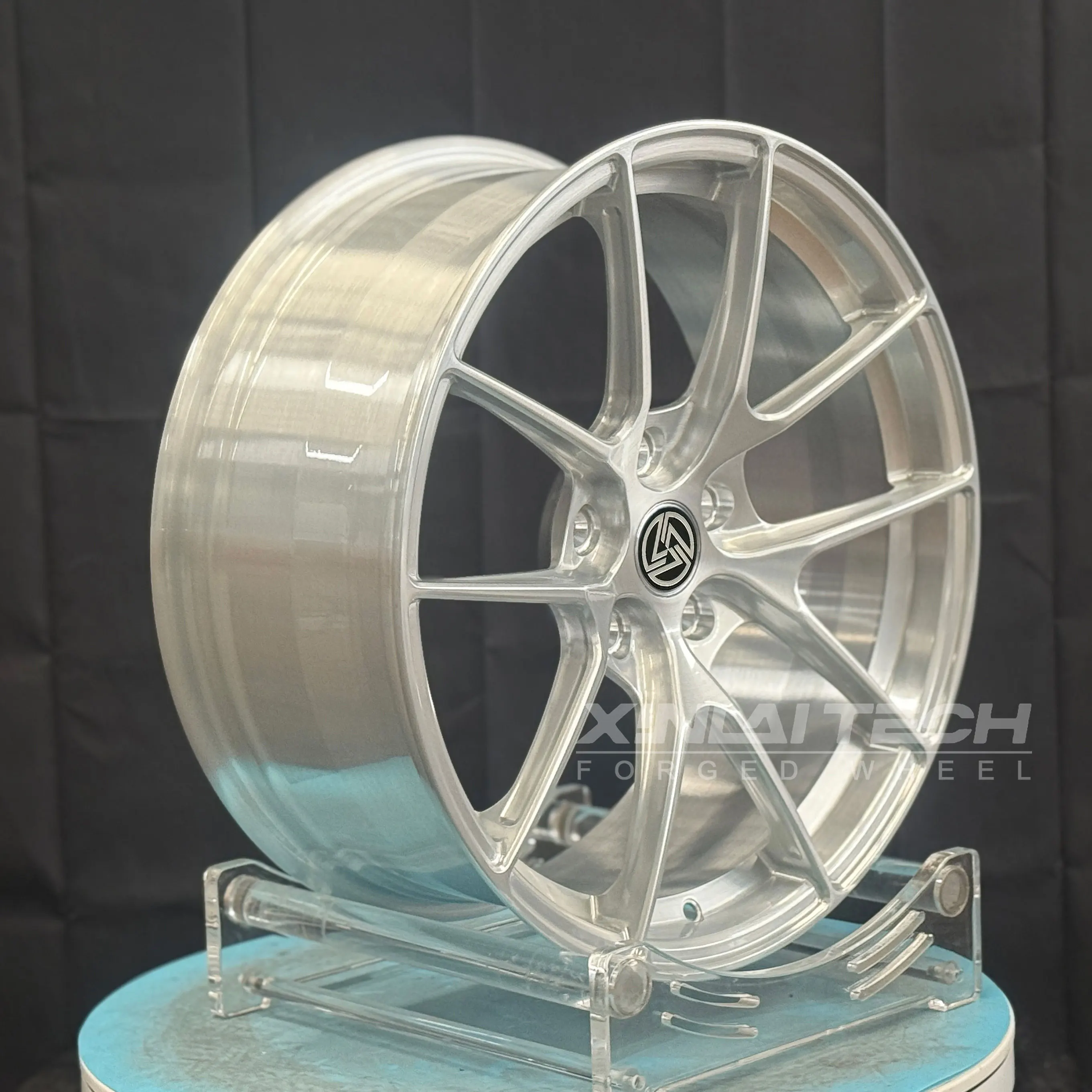 XINLAI Hot Sale 1 Piece Deep Concave Forged Brushed Polished 5x120 5x112 5x114.3 18 19 20 21 22 Inch Wheel for Racing Car Wheel - Image 3