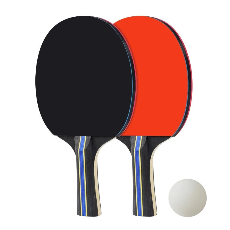 Пользовательские печатных теннисный стол ракетка Летучая мышь набор с нести мешок профессиональный открытый спортивный логотип горячий продавать дешевые деревянные