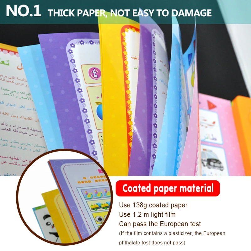 Песни перед сном 1-кнопочный интерактивный детский звуковая книга Ранние обучающие игрушки Лидер продаж