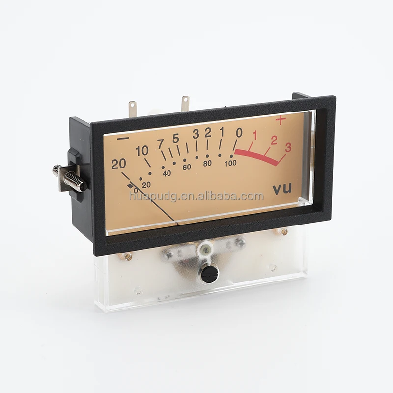 Analog Meter VU73 Panel Meter Header Led Yellow DB Meter Mixer Power Meter Factory Price