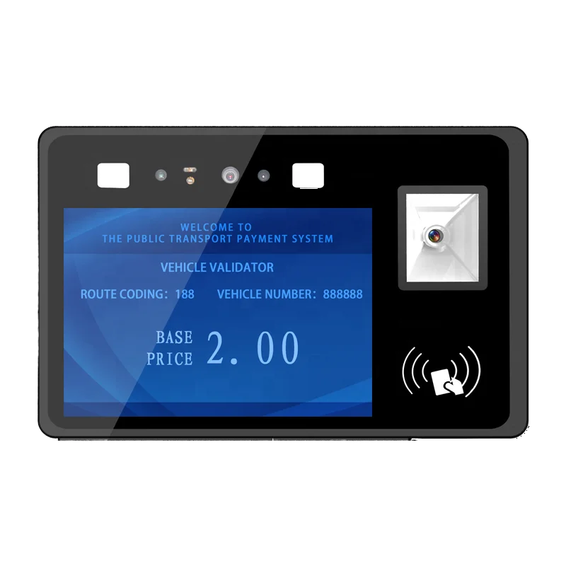 BOZZ Android Bus Ticketing Machine 8.2inch Touch Screen with NFC Bus Card Validator