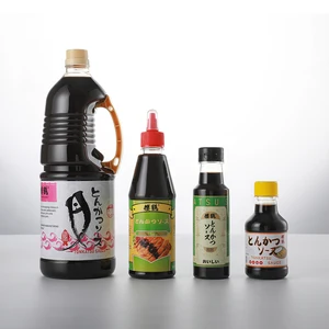 Japanese Tonkatsu Pork Cooking Sauce Soybean-Based Bottle Salty & Sweet