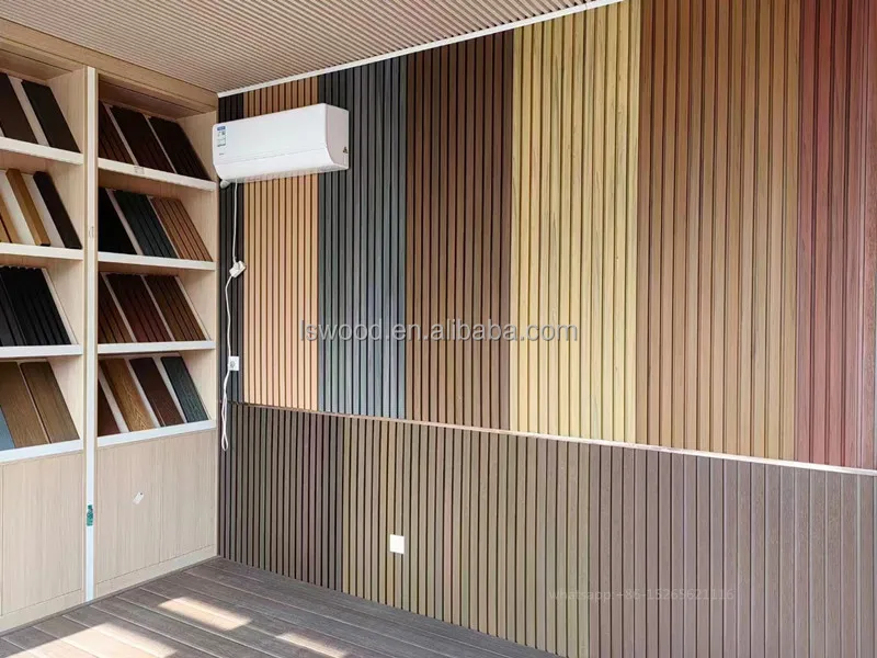 Waterproof & Fireproof Wpc Fencing Panel Cladding Exterior Wall Grille ...