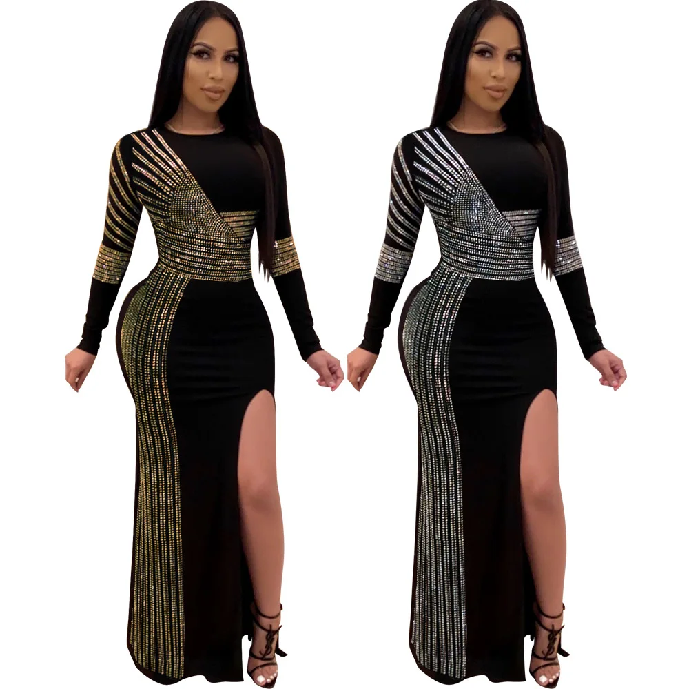 Party Evening Rhinestone Dress 