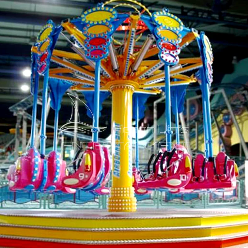 Electric Carnival Game Tower Musical Playground Aerial Shooting Rides