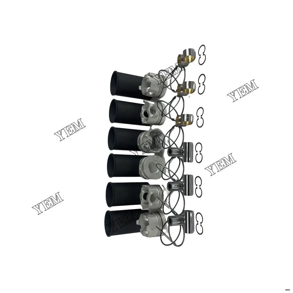 6SA1 Cylinder Liner Kit With Cylinder Liner Piston Rings Set for Isuzu