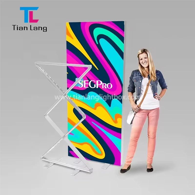 Lightbox Frame Aluminium Profile For Light Box 10s Assembly Seg Light Box Exhibition Seg Fabric Backdrop Display