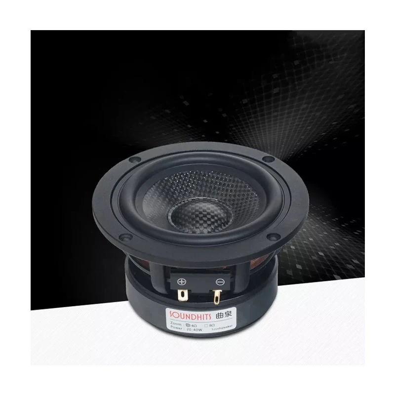 スピーカー・ウーファー Q 4インチミッドウーファースピーカーユニット20-80Wホームシアターカー