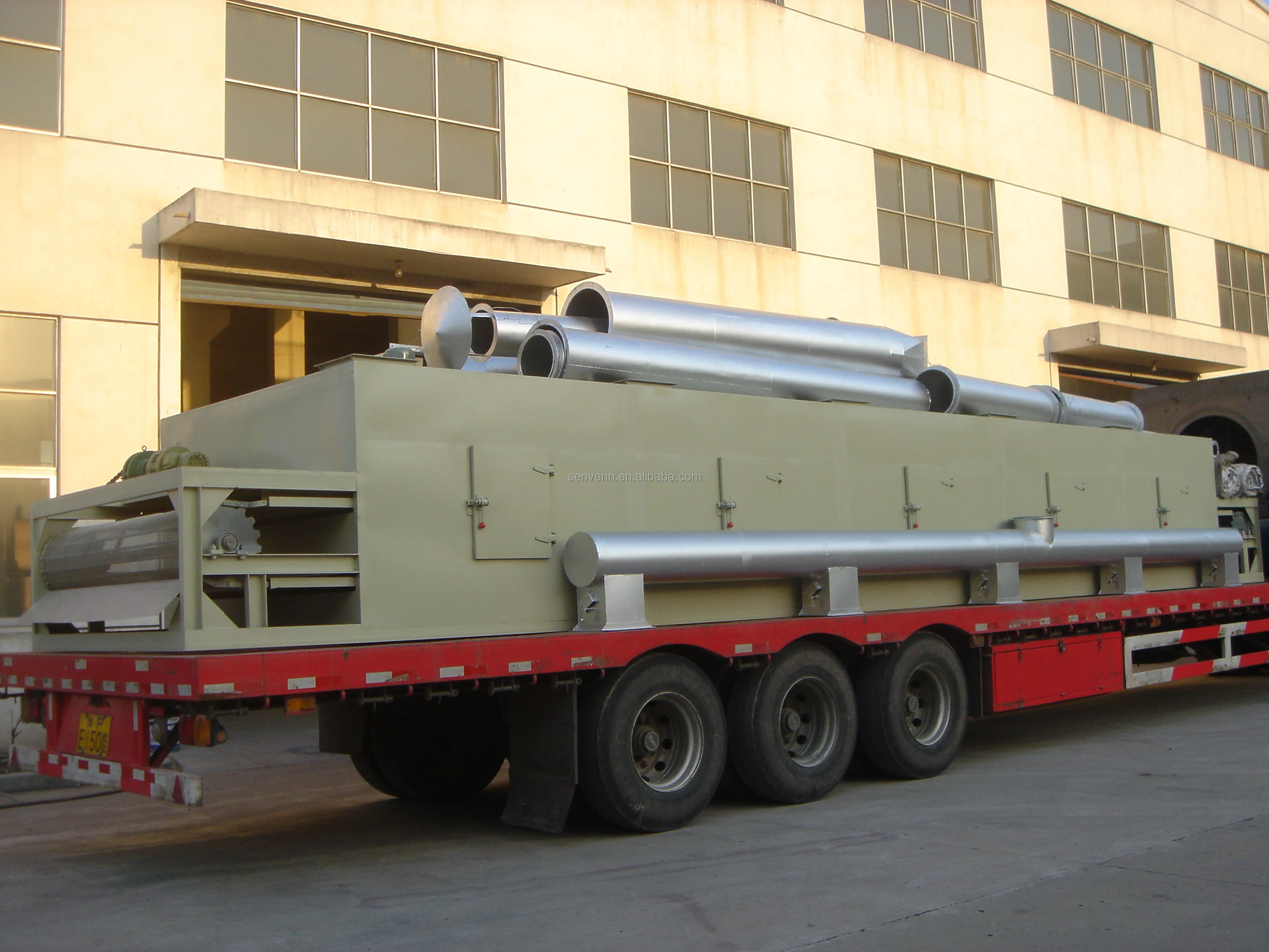 SUS304  Continuous Mesh Belt Dryer Used in Herbal Industrial