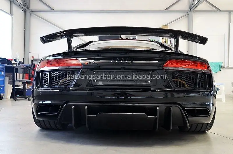 Carbon Fiber Rear Spoiler Vor Style Carbon Fiber GT Wing for Audi R8 ...