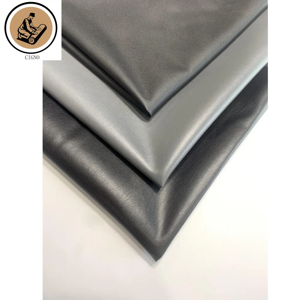 Factory Wholesale Stock Lot: Eco-Based Vegan PU Synthetic Leather Rolls for Garment Materials