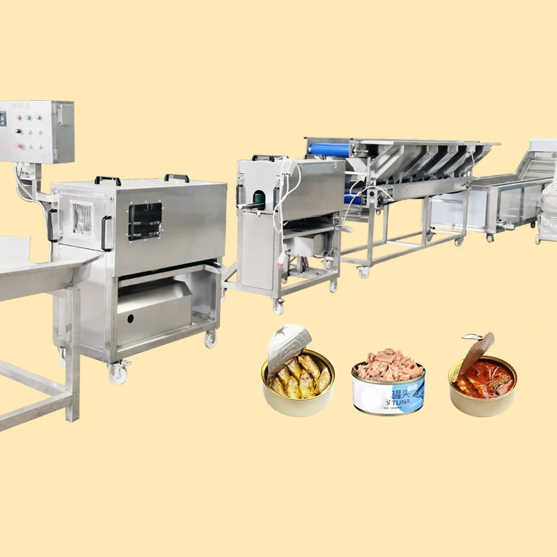 TCA High Quality Automatic China Fish Processing Equipment for Canned Fish Production Line