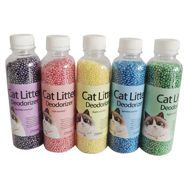 New arrivalPets Litter Sand Cat Litter Deodorant Beads Activated Carbon Absorbs to Cat Stink Bead Pet Cat Litter Cleaning