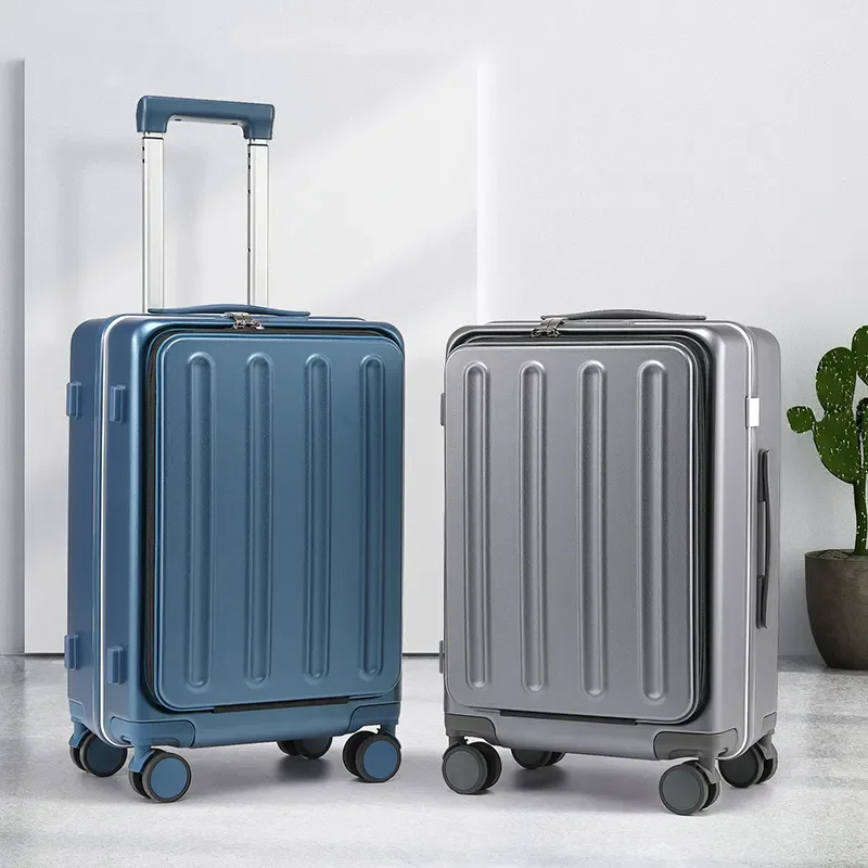 20222426 Inch Travel Suitcase Front Open Cover Multifunctional