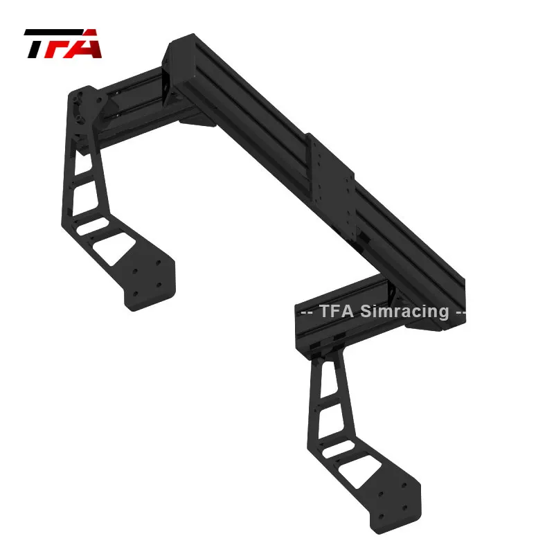Adjustable Aluminum Racing Sim CoPilot Rig Triple Monitor Stand Strong ...