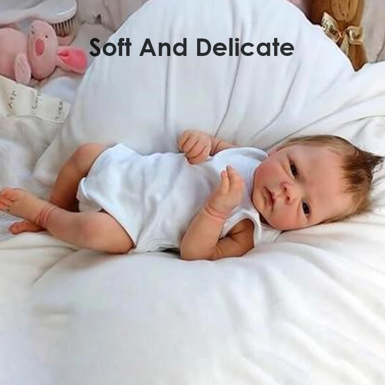 Оптовая продажа, мягкая утяжеленная кукла Zhoya, реалистичные силиконовые куклы-Реборн, форма, виниловая кукла-реборн для новорожденных