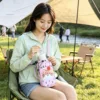 Umbrella pot bag-pinky-pink-cherry pink