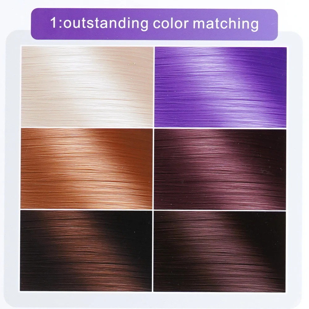 Gouallty Purple Grey Semi Permanent Hair Dye