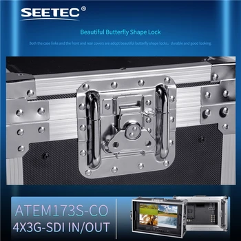 SEETEC ATEM173S-CO 17.3" Portable Director Monitor, 16-Ch Audio Meter, False Color, Peaking, for Video Village, OEM Supplier detail image
