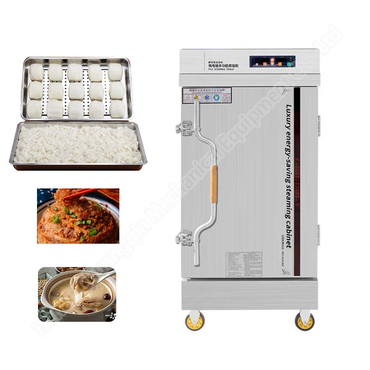Industry Machine for element Metal Temperature Control Korean Food Steamer