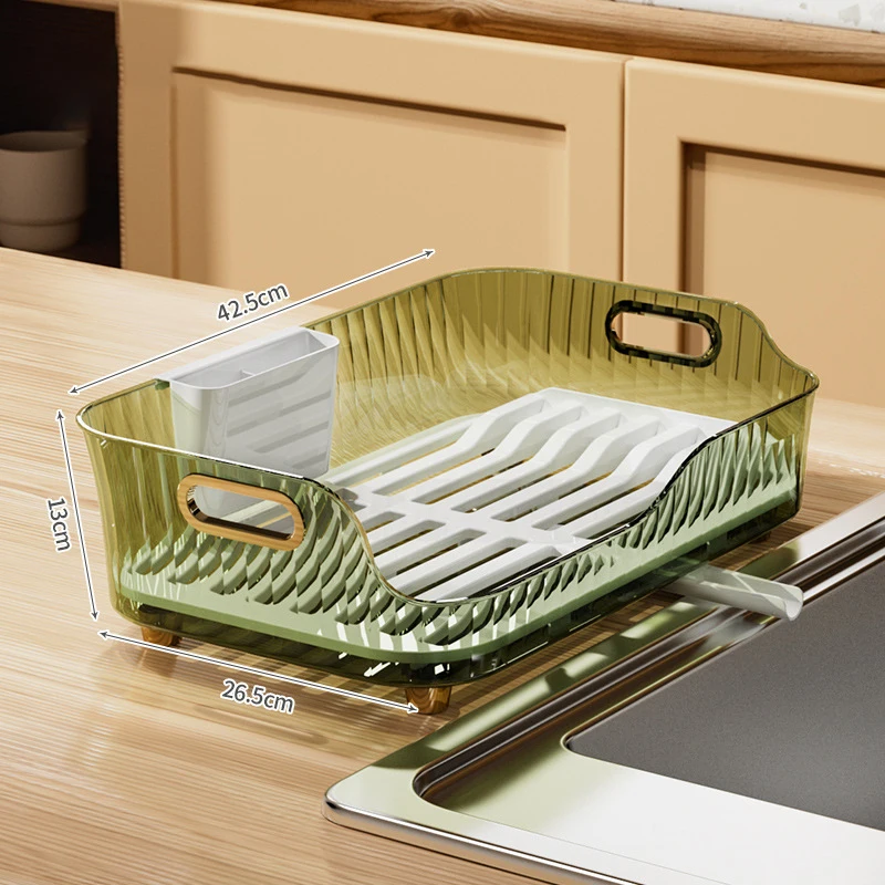 DS2118 Sink Dish Drainer Efficient Kitchen Counter Rack