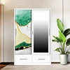2 sliding door wardrobe with drawer
