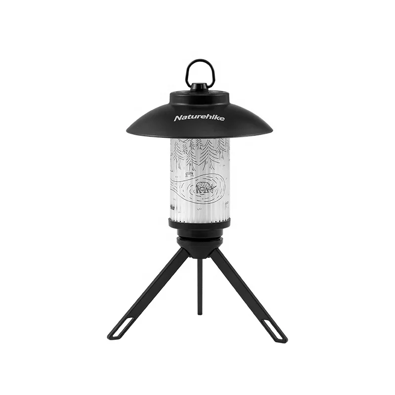 Naturehike Oppladbar Justerbar lyskilde retro LED-lanterne IPX4 USB-lading utendørs håndtak campinglys