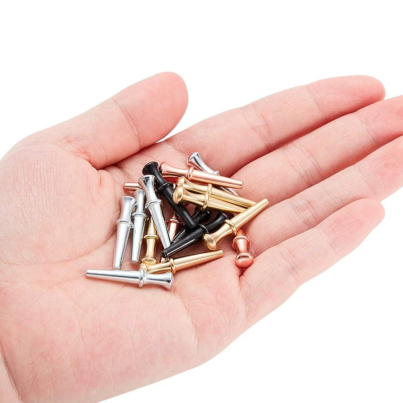 28.6mm Length Metal Cribbage Pegs Travel Type Family Cribbage Pegs 1/8