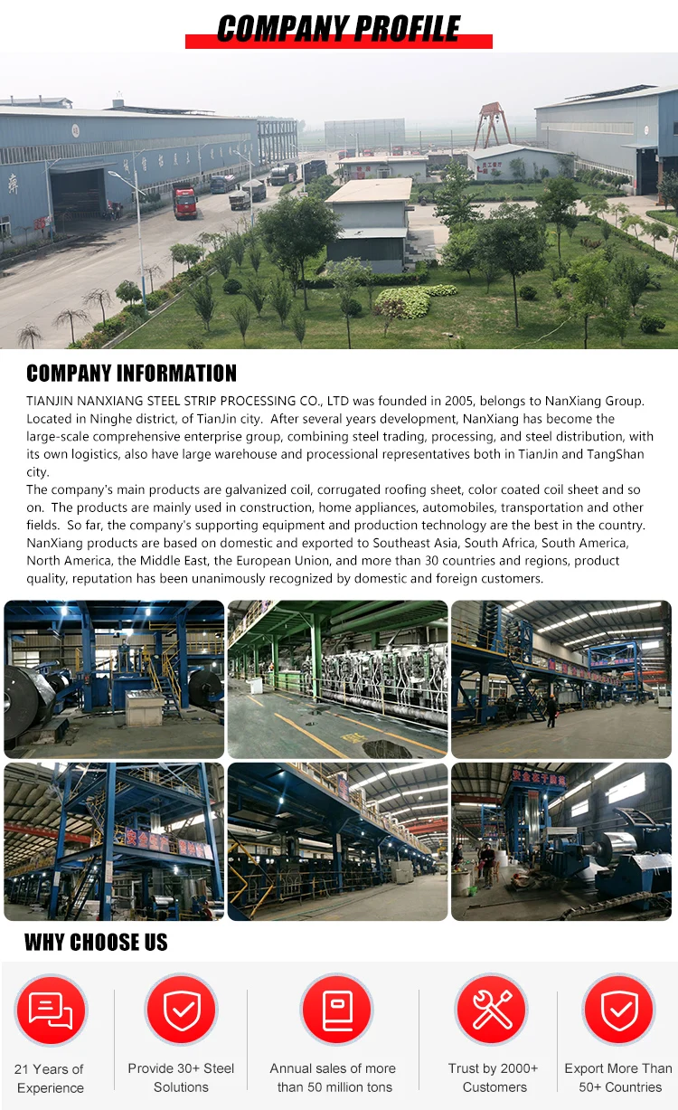 Hard Galvanized Steel Coil, 0.35mm, 0.40mm, G550 - detail 16