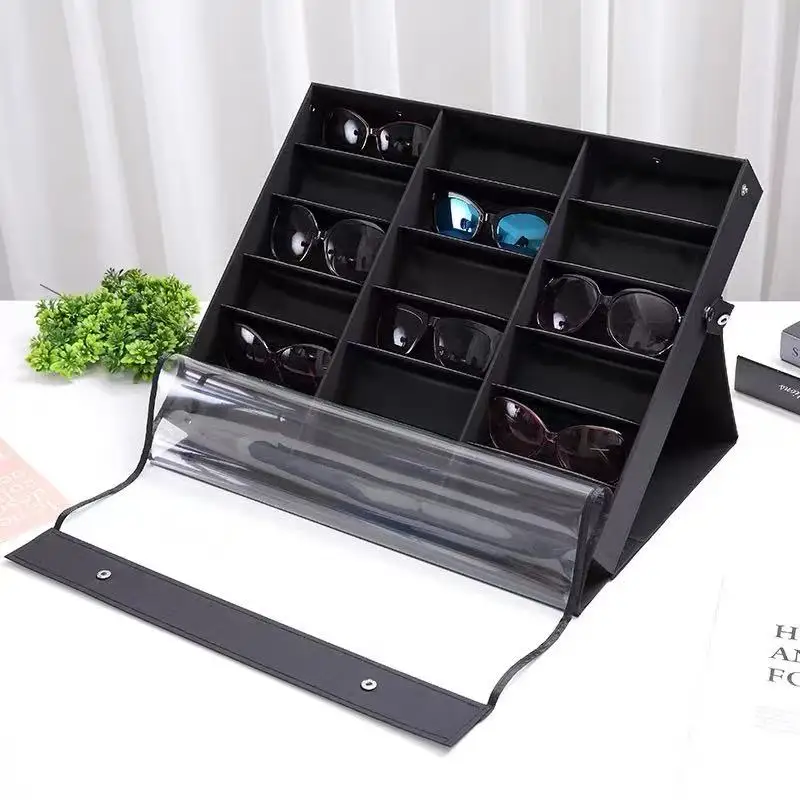 18 Slots Foldable Spectacle Frame Display Sunglasses Display for Optical Shop