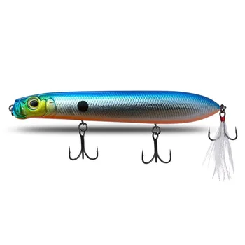 CHEERY Plastic Fishing Tackle Freshwater Lure Small Size Le Dog 105mm-165g Long-Cast Floating Pencil Lure Z-Dog Hooks – Pencil – view 5