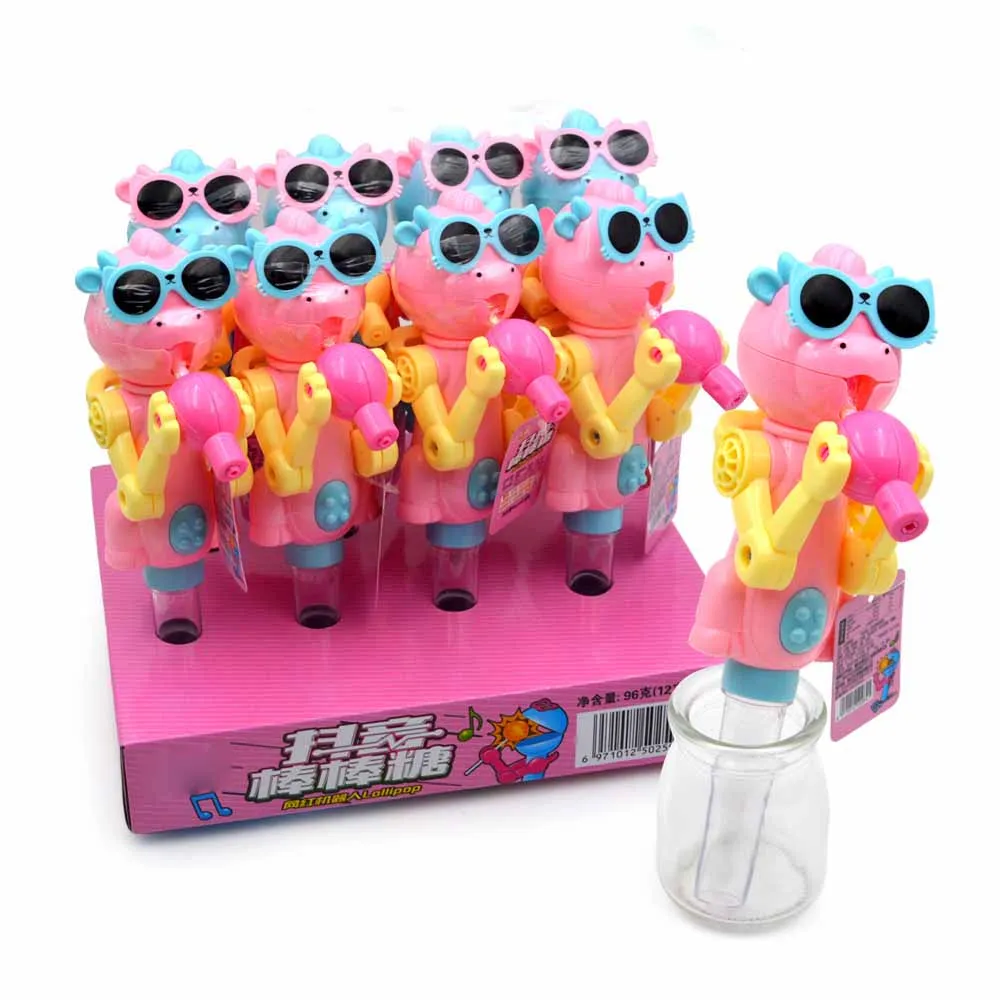Lollipops Artefacto Comer Piruleta Robot Soporte G 8101 