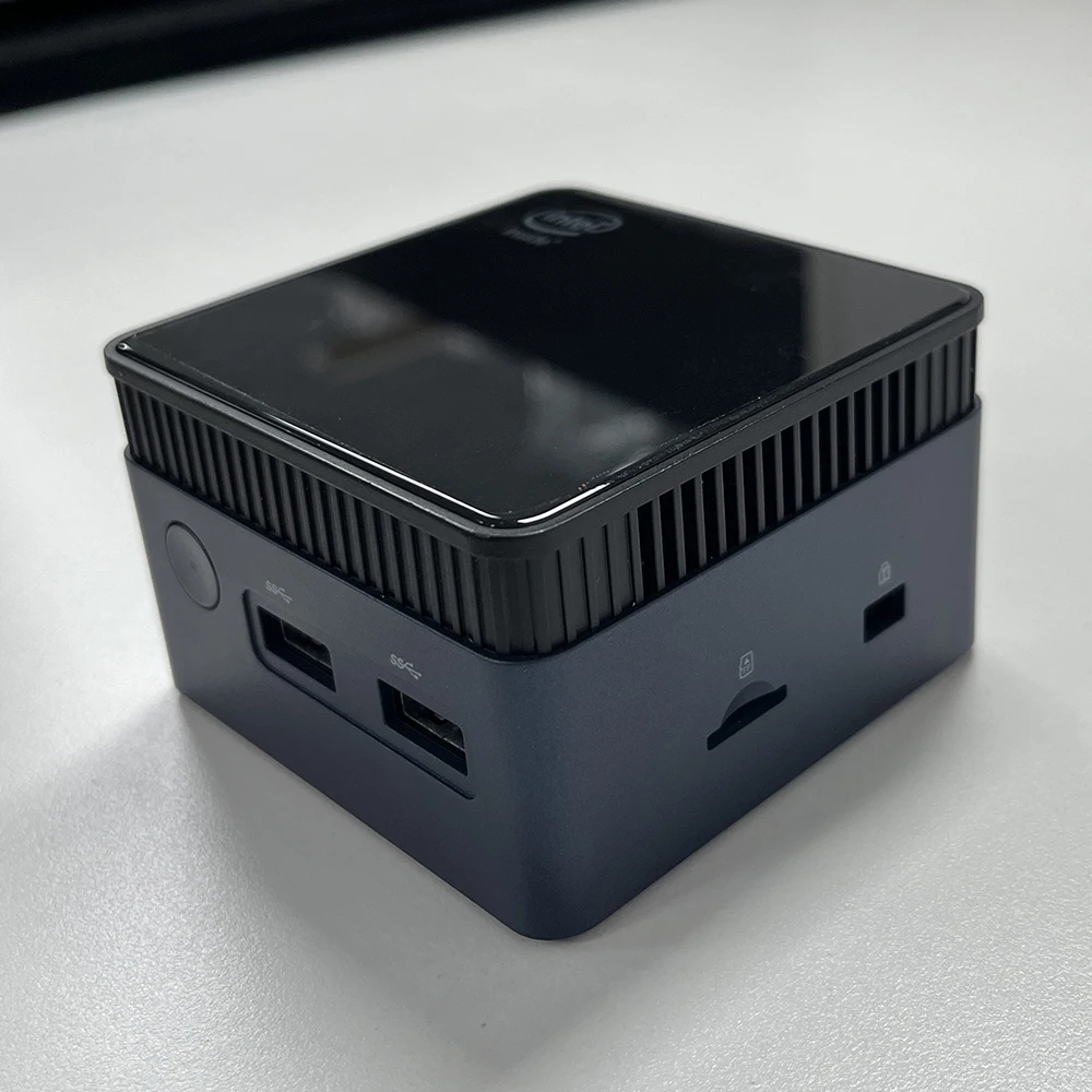 ミニPC コンパクト ブラック Intel N100 Industrial PC Mini N100 Intel NUC Mini PC with SSD & Quad