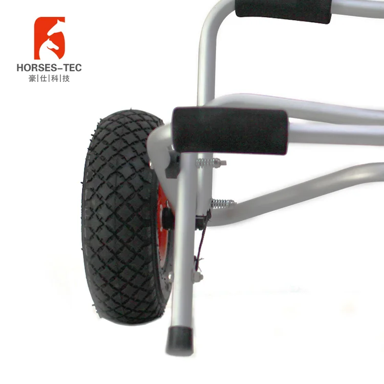 
 Складная рыболовная лодка, тележка для пляжа, переноска для каяка с двумя колесами  