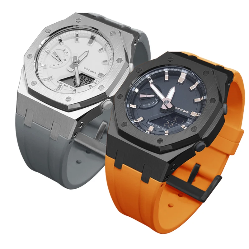 GMAS2100 Resin Strap for GMA-S2100 GA-2100 Rubber Strap