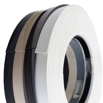 High Quality Factory White Solid Color Strip Tape Mdf Trim Plywood Pvc Edge Banding for Home Furniture Edge