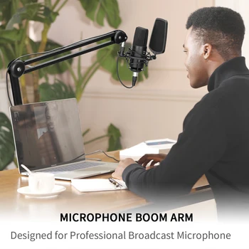 BOYA Microphone Arm Stand Aluminum Alloy BY-BA20 Desktop Microphones for Camera Podcasts Streaming detail image