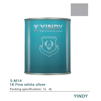 1K Silver Powder Pigment Auto Coating High Quality Car Paint Car Refinishing Paint Price Favorable Factory Direct Sale