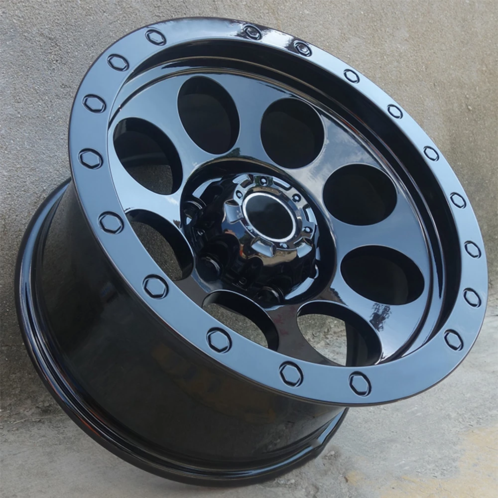 Great Texture 16 Inch 8.5j Wheels 6x139.7 Black Wheels - Buy 16-inch ...