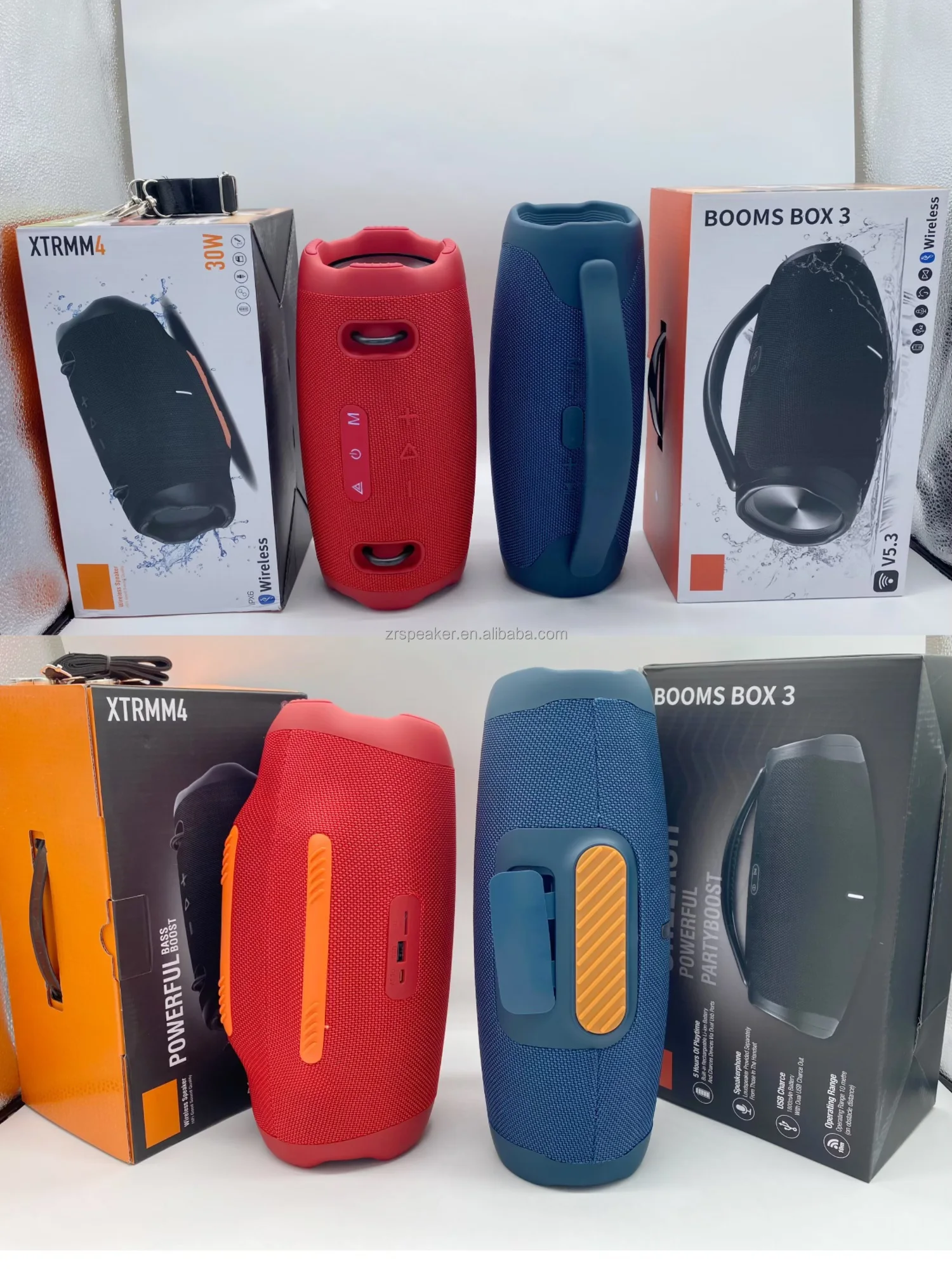 Hot Selling Xtreme 4 Wireless Speaker BT 5.0 Stereo Portable Speaker Loud Waterproof Outdoor Speaker With Straps