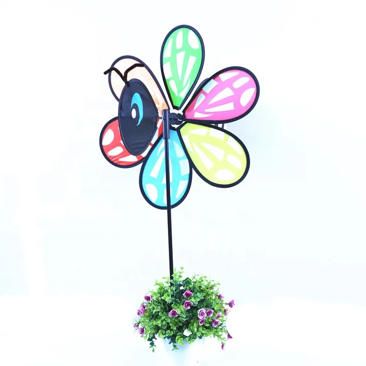 Прочная и долговечная пластиковая уличная мельница, декоративная игрушка для сада